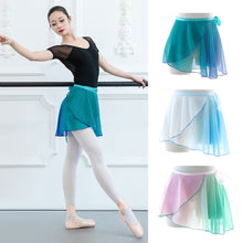 Load image into Gallery viewer, Modern Dance Ballet Skirt Training Costume Adult Dance Costume One-Piece Chiffon Gauze Skirt Gymnastics Skirt