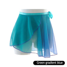 Load image into Gallery viewer, Modern Dance Ballet Skirt Training Costume Adult Dance Costume One-Piece Chiffon Gauze Skirt Gymnastics Skirt