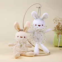 Load image into Gallery viewer, 1pc Rabbit Plush Toy Rabbits Stuffed Toys Key Chain Pendant Gifts for Children Kids Toy Wedding Gifts
