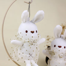 Load image into Gallery viewer, 1pc Rabbit Plush Toy Rabbits Stuffed Toys Key Chain Pendant Gifts for Children Kids Toy Wedding Gifts