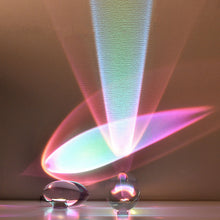 Load image into Gallery viewer, Eye of The Sky Led Crystal Table Lamp Egg-shaped Sunset Projector Lamp Home Bedroom Decoration Lights Studio Designer Lamp