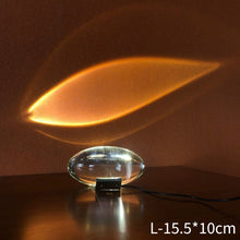 Load image into Gallery viewer, Eye of The Sky Led Crystal Table Lamp Egg-shaped Sunset Projector Lamp Home Bedroom Decoration Lights Studio Designer Lamp