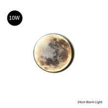 Load image into Gallery viewer, Modern LED Moon Wall Lamp Indoor Lighting Night Light for Studio Living Bedroom Home Decor Background Fixture Lights