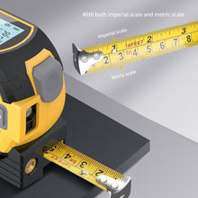 Load image into Gallery viewer, 3 in 1 40M/60M Laser Rangefinder 5M Tape Measure Ruler LCD Display with Backlight Distance Meter Building Measurement Device