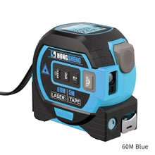 Load image into Gallery viewer, 3 in 1 40M/60M Laser Rangefinder 5M Tape Measure Ruler LCD Display with Backlight Distance Meter Building Measurement Device
