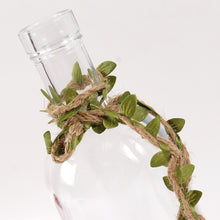 Load image into Gallery viewer, 3M Simulation Green Leaves Weaving Hemp Rope DIY Wedding Birthday Wedding Decoration Rattan Gift Bouquet Packaging Rope