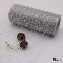 Load image into Gallery viewer, 10Yard/Roll 6Inch Organza Tulle Roll Spool Fabric Ribbon DIY Tutu Skirt Gift Craft Party Chair Sash Wedding Party Decoration Gold Silver