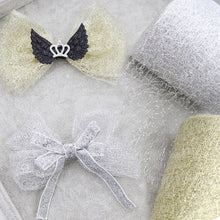 Load image into Gallery viewer, 10Yard/Roll 6Inch Organza Tulle Roll Spool Fabric Ribbon DIY Tutu Skirt Gift Craft Party Chair Sash Wedding Party Decoration Gold Silver