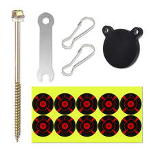 Load image into Gallery viewer, 5MM Thickened Stainless Steel Suspension Inserted Tree Target 1 Inch Panda Head Catapult Rotating Practice Target Outdoor Shooting Activities Portable Equipment
