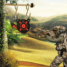 Load image into Gallery viewer, 5MM Thickened Stainless Steel Suspension Inserted Tree Target 1 Inch Panda Head Catapult Rotating Practice Target Outdoor Shooting Activities Portable Equipment