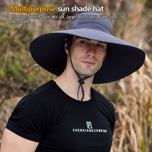 Load image into Gallery viewer, Multifunctional Outdoor Sun Visor With Enlarged Brim Fishing Fisherman's Hat Strap Removable Curtain Face Neck Protection Mountaineering Uv Protection Sun Hat