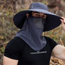 Load image into Gallery viewer, Multifunctional Outdoor Sun Visor With Enlarged Brim Fishing Fisherman's Hat Strap Removable Curtain Face Neck Protection Mountaineering Uv Protection Sun Hat