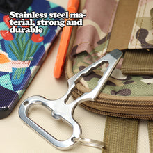 Load image into Gallery viewer, EDC Stainless Steel Multifunctional Inner Corner Wrench Self-Defense Spike Nail Screwdriver Key Ring Outdoor Camping Survival Supplies