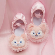 Load image into Gallery viewer, Cute Children's Ballet Shoes Fox Pattern Lace Style Cat Claw Shoes Girl'S Body Training Cross Strap Training Shoes