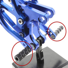 Load image into Gallery viewer, Pari CNC Motorcycle M6 Racing Gear Shift Lever Peg Brake Pedal Shifter Foot Pegs Motorbike Footrests Footpeg