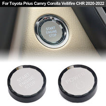 Load image into Gallery viewer, Car Inner Start Stop Engine Power Button Switch Sequins Protect Cover For Toyota Prius Camry Corolla Vellifire CHR 2020-2022