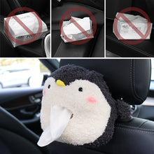 Load image into Gallery viewer, Cartoon Car Tissue Box Hanging Type Drawer Box Cover Car Seat Back Armrest Box Tissue Bag Paper Package Case