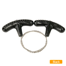 Load image into Gallery viewer, Outdoor Survival Tools Manual Hand Steel Wire Saw Hand Chain Saw Cutter Portable Travel Camping Emergency Gear Steel Wire Kits