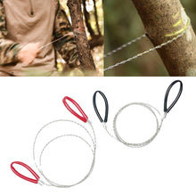 Load image into Gallery viewer, Steel Metal Manual Chain Saw Wire Saw Scroll Outdoor Survival Hand Chainsaw Survival Gear Emergency Travel Tool