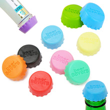 Load image into Gallery viewer, 6Pcs Reusable Silicone Bottle Cap Sealed Beer Cap Vinegar Soy Sauce Bottle Soda Cola Cap Wine Protective Stopper Random Color