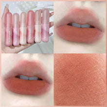 Load image into Gallery viewer, Cute Waterproof Velvet Pink Brown Lip Glaze Matte Liquid Lipstick Nude Red Lip Mud Cheek Rouge Tint Women Cosmetics