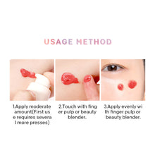 Load image into Gallery viewer, Hydrating Liquid Blush Moisturizing Toning and Brightening Natural Nude Blush Silky Liquid Blush Makeup Cosmetics