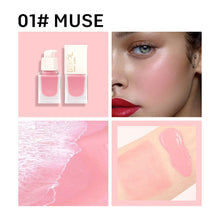 Load image into Gallery viewer, Hydrating Liquid Blush Moisturizing Toning and Brightening Natural Nude Blush Silky Liquid Blush Makeup Cosmetics