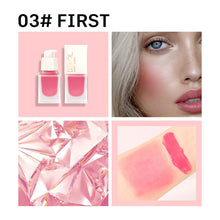 Load image into Gallery viewer, Hydrating Liquid Blush Moisturizing Toning and Brightening Natural Nude Blush Silky Liquid Blush Makeup Cosmetics