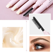 Load image into Gallery viewer, Double Head Eyebrow Styling Cream Creative Natural Set Eyebrow Setting Liquid Shape Boundary Brow Wax Pencil