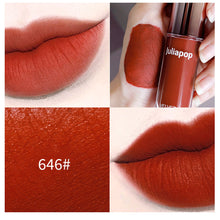 Load image into Gallery viewer, Matte Velvet Lip Glaze Lipstick Non-fading Waterproof Long-lasting Nude Matte Lip Gloss Women Lip Makeup Cosmetics