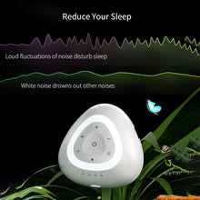 Load image into Gallery viewer, White Noise Sleeping Instrument Baby Music Sleeping Aid Divine Sleep Meter Colorful Night Light Decompression Soothing White Sleep Speaker
