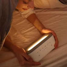 Load image into Gallery viewer, White Noise Sleeping Instrument Intelligent Soothing Baby Music Sleeping Aid Divine Sleep Meter Small Night Light White Noise Machine