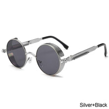 Load image into Gallery viewer, Retro Sunglasses High Quality Colored Lenses Glasses Men Women Retro Round Metal Frame Sunglasses Eyewear UV400
