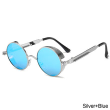 Load image into Gallery viewer, Retro Sunglasses High Quality Colored Lenses Glasses Men Women Retro Round Metal Frame Sunglasses Eyewear UV400