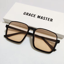 Load image into Gallery viewer, Oversized Sunglasses Womens Retro Square Half-Frame Square Sun Glasses Eyewear Luxury Brand Design UV400 Female Shades