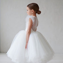 Load image into Gallery viewer, Wedding Birthday Dresses For Girls 3-8 Years Elegant Party Sequins Tutu Christening Gown Kids Children Formal Pageant Clothes