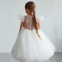 Load image into Gallery viewer, Wedding Birthday Dresses For Girls 3-8 Years Elegant Party Sequins Tutu Christening Gown Kids Children Formal Pageant Clothes