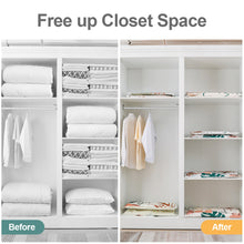 Load image into Gallery viewer, Vacuum Bag Reusable Vacuum Storage Bags For Cloth Compressed Bag Hand Pump Travel Save Space Seal Blanket Organizer