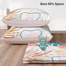Load image into Gallery viewer, Vacuum Bag Reusable Vacuum Storage Bags For Cloth Compressed Bag Hand Pump Travel Save Space Seal Blanket Organizer
