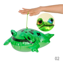 Load image into Gallery viewer, 2023 Popular Cute Inflatable Frog Balloon with Flashing Light and Bounce Elastic Rope PVC Children's Toy for Party Holiday Festival