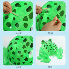Load image into Gallery viewer, 2023 Popular Cute Inflatable Frog Balloon with Flashing Light and Bounce Elastic Rope PVC Children's Toy for Party Holiday Festival