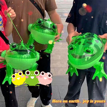 Load image into Gallery viewer, 2023 Popular Cute Inflatable Frog Balloon with Flashing Light and Bounce Elastic Rope PVC Children's Toy for Party Holiday Festival