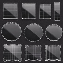 Load image into Gallery viewer, Acrylic Block For Clear Stamp Cling Mounted Rubber Stamps DIY Scrapbooking Photo Album Decorative Handmade Tool Wax Stamp Pad