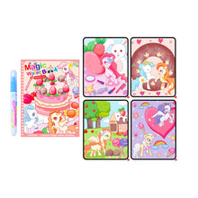 Load image into Gallery viewer, Reusable Magic Children's Water Painting Book Coloring Book with Drawing Pen Sensory Early Education Toys Baby Graffiti Picture Book Kindergarten