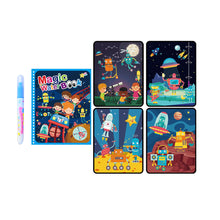 Load image into Gallery viewer, Reusable Magic Children's Water Painting Book Coloring Book with Drawing Pen Sensory Early Education Toys Baby Graffiti Picture Book Kindergarten