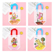 Load image into Gallery viewer, 5Pcs Children DIY Graffiti Bag Painting Non-Woven Bags for Kids Kindergarten DIY Arts Supplies Color Filling