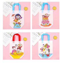 Load image into Gallery viewer, 5Pcs Children DIY Graffiti Bag Painting Non-Woven Bags for Kids Kindergarten DIY Arts Supplies Color Filling