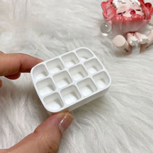 Load image into Gallery viewer, Empty 12-grid Mini Watercolor Box Portable Watercolor Palette Travel Painting Sketch Moisturizing Box Paint Box Art Supplies