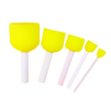 Load image into Gallery viewer, 3/4/5pcs Kids Drawing Toys Sponge Brush Kit DIY Painting Brush Sponge Flower Stamp Kids Eearly Education Art Start Learning Tools