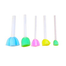 Load image into Gallery viewer, 3/4/5pcs Kids Drawing Toys Sponge Brush Kit DIY Painting Brush Sponge Flower Stamp Kids Eearly Education Art Start Learning Tools